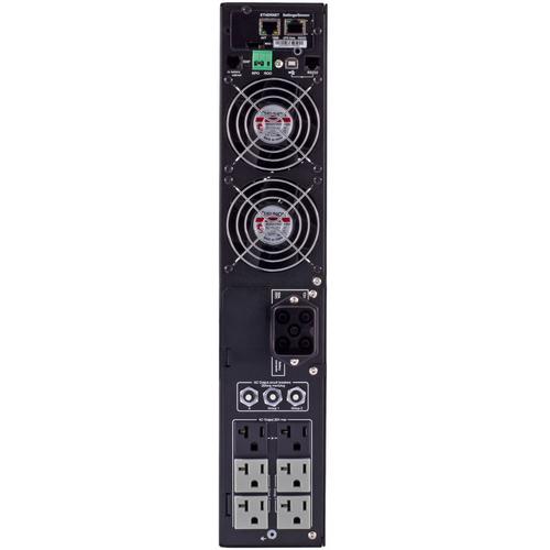 Eaton 5PX UPS, 3000 VA, 2700 W, L5-30P input, Outputs: (6) 5-20R; (1) L5-30R, 120V, Rack/tower, network card included - 2U Rack/Tower - 4 Minute Stand-by - 110 V AC Input - 132 V AC Output - 6 x NEMA 5-20R, 1 x NEMA L5-30R