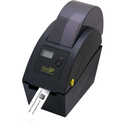 Wasp WHC25 Desktop Direct Thermal Printer - Monochrome - Wristband Print - Ethernet - USB - LCD Yes - 2.05" Print Width - 127 mm/s Mono - 203 dpi - 90" (2286 mm) Label Length