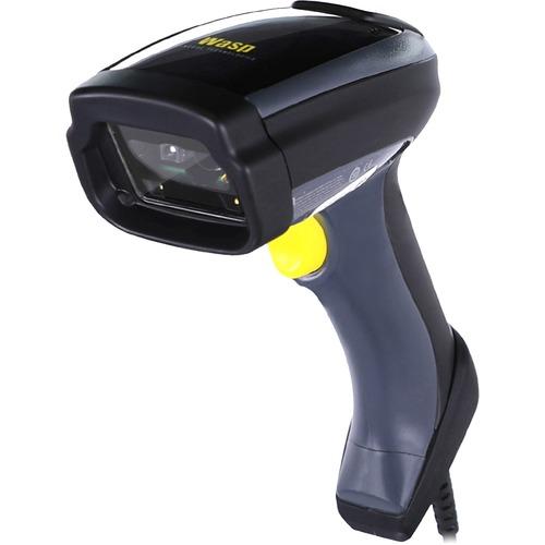 Wasp WDI7500 2D Barcode Scanner - 1D, 2D - Imager - Black, Yellow - USB