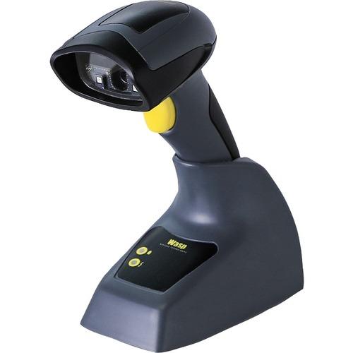 Wasp WWS650 Wireless 2D Barcode Scanner - Wireless Connectivity - 1D, 2D - Imager - Bluetooth - Gray, Black