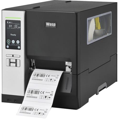 Wasp WPL614 Industrial Direct Thermal/Thermal Transfer Printer - Monochrome - Label Print - Ethernet - USB - Serial - 83.33 ft (25400 mm) Print Length - 4.09" Print Width - 356 mm/s Mono - 203 dpi - 4.50" (114.30 mm) Label Width - 83.33 ft (25400 mm) Lab