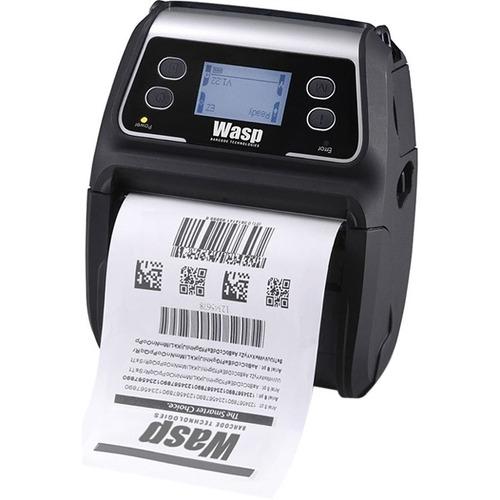 Wasp Wpl4ml Mobile Direct Thermal Printer - Monochrome - Portable - Label Print - USB - Battery Included - 90" (2286 mm) Print Length - 4.09" Print Width - 101.60 mm/s Mono - 203 dpi - Wireless LAN - 4.41" (112 mm) Label Width - 90" (2286 mm) Label Length