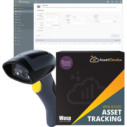 Wasp WWS650 Handheld Barcode Scanner - Wireless Connectivity - 1D, 2D - Linear - Stand Included