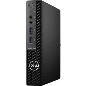 Dell OptiPlex 3000 3080 Desktop Computer - Intel Core i5 10th Gen i5-10500T Hexa-core (6 Core) 2.30 GHz - 4 GB RAM DDR4 SDRAM - 128 GB SSD - Micro PC - Windows 10 Pro 64-bit - Intel DDR4 SDRAM - English Keyboard - IEEE 802.11ac - 65 W