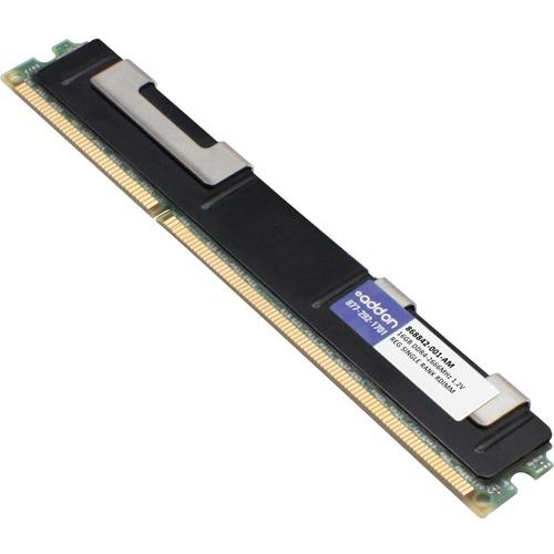 Add-On Computer AddOn 16GB DDR4 SDRAM Memory Module - 16 GB (1 x 16GB) - DDR4-2666/PC4-21300 DDR4 SDRAM - 2666 MHz Single-rank Memory - CL17 - 1.20 V - ECC - Registered - 288-pin - DIMM - Lifetime Warranty