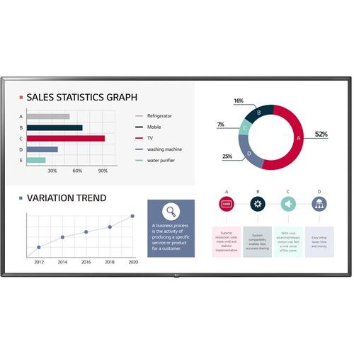 Lg Electronics LG 86UL3G-B Digital Signage Display - 86" LCD - 3840 x 2160 - LED - 350 cd/m‚² - 2160p - HDMI - USB - Serial - Wireless LAN - Ethernet - Dark Meteo Titan - TAA Compliant