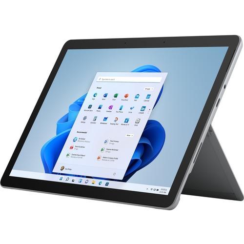 Microsoft Surface Go 3 Tablet - 10.5" - Core i3 10th Gen i3-10100Y Dual-core (2 Core) 1.30 GHz - 4 GB RAM - 64 GB SSD - Windows 11 Pro - Platinum - 1920 x 1280 - PixelSense Display - 5 Megapixel Front Camera - 11 Hour Maximum Battery Run Time