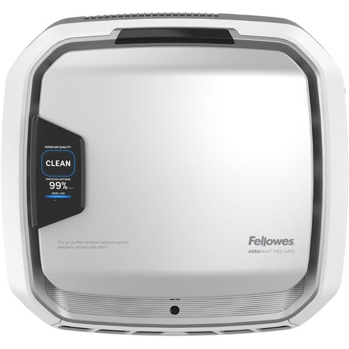 Fellowes AeraMax PRO AM 3 PC Air Purifier 120V - PlasmaTrue, True HEPA - 65 mÂ² - Stainless
