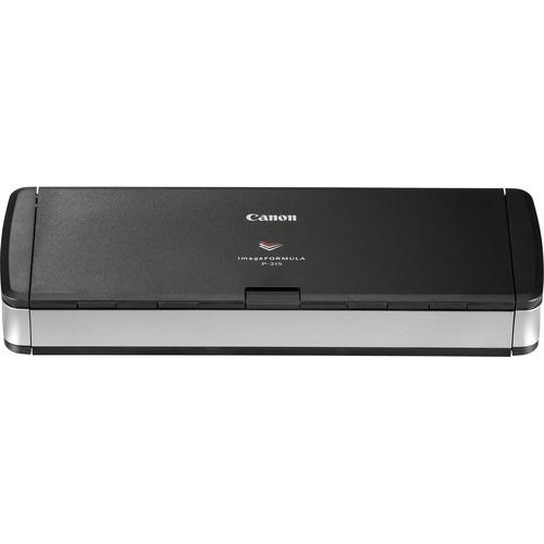 Canon imageFORMULA P-215II Sheetfed Scanner - 600 dpi Optical - 24-bit Color - 8-bit Grayscale - 15 ppm (Mono) - 10 ppm (Color) - USB