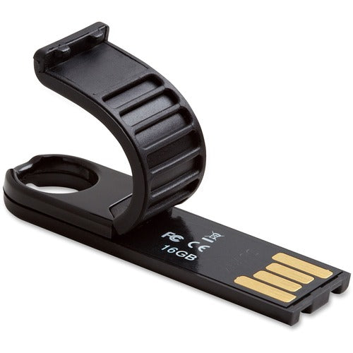 Verbatim 16GB Micro Plus USB Flash Drive - Black - 16 GB - USB 2.0 - Black - 1 Each - PuriLite