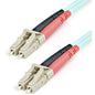 StarTech.com 1m Fiber Optic Cable - 10 Gb Aqua - Multimode Duplex 50/125 - LSZH - LC/LC - OM3 - LC to LC Fiber Patch Cable - Deliver fast, reliable, data transfers, safely over high end networking equipment - Fiber Optic Patch Cord - Multimode Fiber Opti