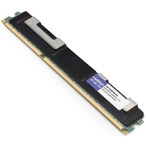 Add-On Computer AddOn 4GB DDR3 SDRAM Memory Module - 4 GB (1 x 4GB) - DDR3-1600/PC3-12800 DDR3 SDRAM - 1600 MHz - CL11 - 1.50 V - Non-ECC - Unbuffered - 240-pin - DIMM