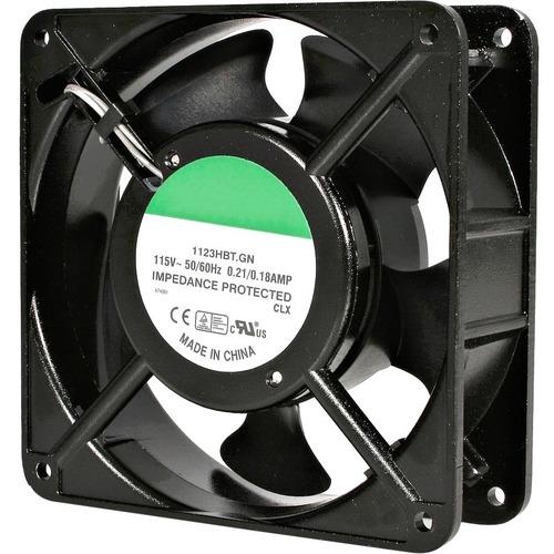 StarTech.com 120mm Axial Rack Muffin Fan for Server Cabinet - 115V - AC Cooling - Low Noise & Quiet PC Computer Case Fan (ACFANKIT12) - Increase airflow in your server rack or cabinet to extend equipment life - rack fan - rack cooling fan - server rack f