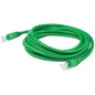 Add-On Computer AddOn Cat.6a UTP Patch Network Cable - 15 ft Category 6a Network Cable for Network Device - First End: 1 x RJ-45 Male Network - Second End: 1 x RJ-45 Male Network - 10 Gbit/s - Patch Cable - 24 AWG - Green - 1