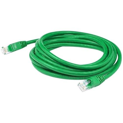 Add-On Computer AddOn Cat.6a UTP Patch Network Cable - 15 ft Category 6a Network Cable for Network Device - First End: 1 x RJ-45 Male Network - Second End: 1 x RJ-45 Male Network - 10 Gbit/s - Patch Cable - 24 AWG - Green - 1