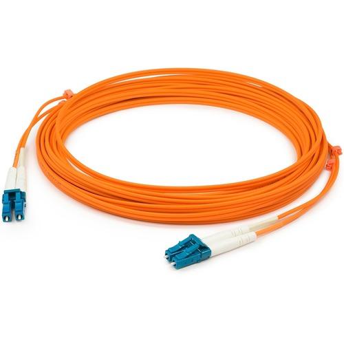 Add-On Computer AddOn 10m Multi-Mode fiber (MMF) Duplex LC/LC OM1 Orange Patch Cable - Fiber Optic for Network Device - 10m - 2 x LC Male Network - 2 x LC Male Network - Orange