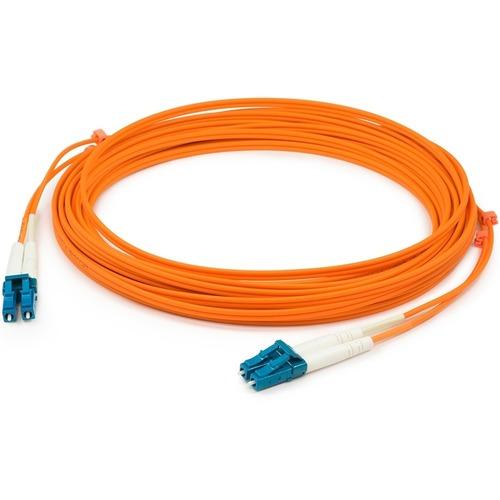 Add-On Computer AddOn 15m Multi-Mode fiber (MMF) Duplex LC/LC OM1 Orange Patch Cable - 49.2 ft Fiber Optic Network Cable for Network Device - First End: 2 x LC Male Network - Second End: 2 x LC Male Network - Patch Cable - Orange