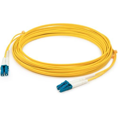 Add-On Computer AddOn 15m Single-Mode Fiber (SMF) Duplex LC/LC OS1 Yellow Patch Cable - 100% application tested and guaranteed compatible