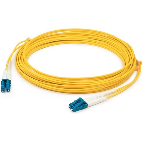 Add-On Computer AddOn 2M Single-Mode fiber (SMF) Duplex LC/LC OS1 Yellow Patch Cable - 6.6 ft Fiber Optic Network Cable for Network Device - First End: 2 x LC Male Network - Second End: 2 x LC Male Network - Patch Cable - Yellow