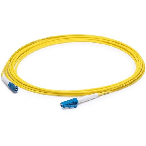 Add-On Computer AddOn 5m Single-Mode fiber (SMF) Simplex LC/LC OS1 Yellow Patch Cable - 16.4 ft Fiber Optic Network Cable for Network Device - First End: 1 x LC Male Network - Second End: 1 x LC Male Network - Patch Cable - Yellow