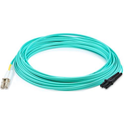 Add-On Computer AddOn 3m Multi-Mode fiber (MMF) Duplex LC/MTRJ OM3 Aqua Patch Cable - 100% application tested and guaranteed compatible