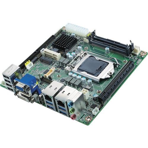 Advantech AIMB-205 Desktop Motherboard - Intel Chipset - Socket H4 LGA-1151 - Mini ITX - 32 GB DDR4 SDRAM Maximum RAM - SoDIMM - 2 x Memory Slots - Gigabit Ethernet - DisplayPort - 2 x SATA Interfaces