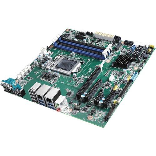 Advantech AIMB-586 Server Motherboard - Intel Chipset - Socket H4 LGA-1151 - Micro ATX - 128 GB DDR4 SDRAM Maximum RAM - DIMM - 4 x Memory Slots - Gigabit Ethernet - HDMI - DisplayPort - 6 x SATA Interfaces