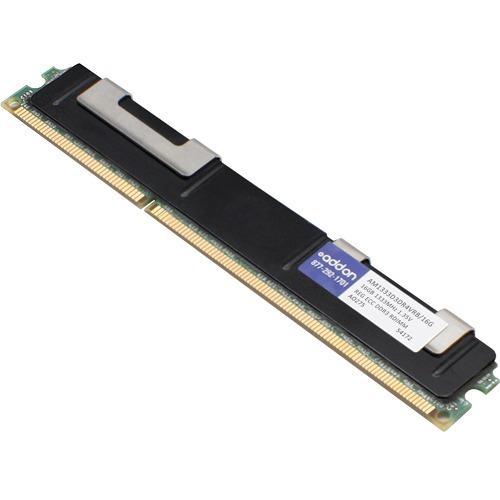 Add-On Computer AddOn 16GB DDR3 SDRAM Memory Module - For Server - 16 GB - DDR3-1333/PC3-10600 DDR3 SDRAM - 1333 MHz - 1.35 V - Registered - DIMM - Lifetime Warranty