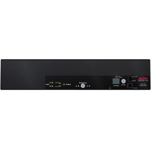 Schneider Electric APC by Schneider Electric Rack ATS, 208V, 30A, (2) L6-30P in, (1) L6-30R Out - 30 A