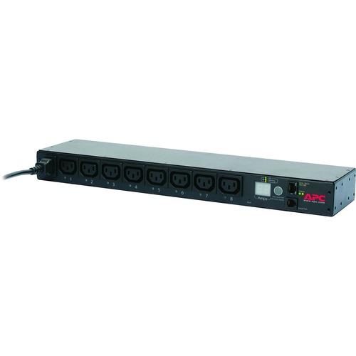 Schneider Electric APC by Schneider Electric Rack PDU, Switched, 1U, 12A/208V, 10A/230V, (8)C13 - Switched - 1U - Rack-mountable