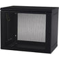 Schneider Electric APC by Schneider Electric NetShelter WX 9U Wall Mount Cabinet - For Networking, Airflow System - 9U Rack Height x 19" (482.60 mm) Rack Width x 12.95" (329 mm) Rack Depth - Wall Mountable - Black - 90.91 kg Static/Stationary Weight Capa