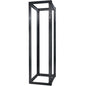 Schneider Electric NetShelter 4 Post Open Frame Rack 44U Square Holes - For Networking - 44U Rack Height x 19" (482.60 mm) Rack Width - Floor Standing - Black - 909.09 kg Static/Stationary Weight Capacity