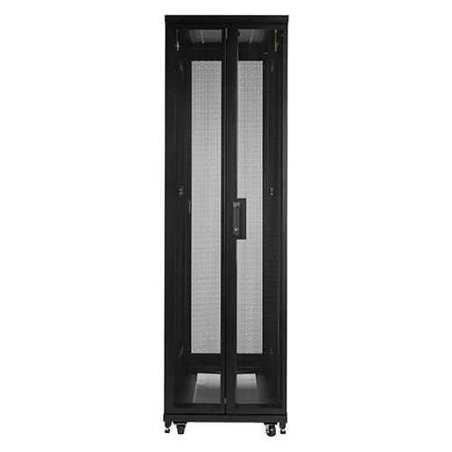 Schneider Electric APC by Schneider Electric Netshelter SV Rack Cabinet - For Storage, Server - 42U Rack Height x 19" (482.60 mm) Rack Width - Black - 459.94 kg Dynamic/Rolling Weight Capacity - 1000.17 kg Static/Stationary Weight Capacity