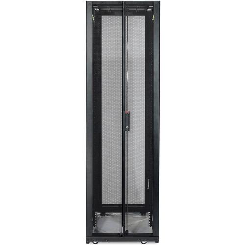 Schneider Electric APC by Schneider Electric NetShelter SX AR3100G Rack Cabinet - For Storage, Server - 42U Rack Height x 19" (482.60 mm) Rack Width - Light Gray - 1364 kg Maximum Weight Capacity