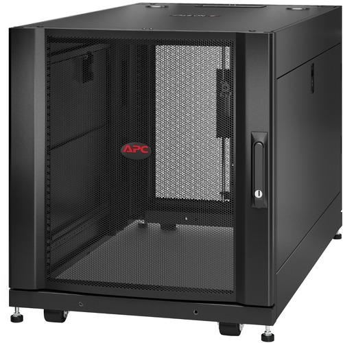 Schneider Electric APC by Schneider Electric NetShelter SX 12U Server Rack Enclosure 600mm x 1070mm w/ Sides Black - For Server, Storage - 12U Rack Height x 19" (482.60 mm) Rack Width x 36.25" (920.75 mm) Rack Depth - Floor Standing - Black - 1020.58 kg