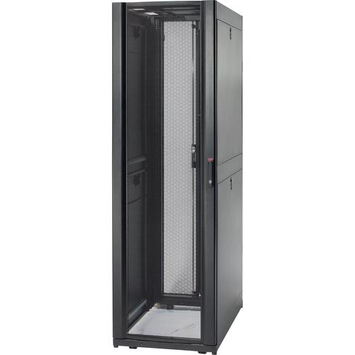 Schneider Electric APC by Schneider Electric NetShelter SX Enclosure Rack Cabinet - For Storage, Server - 45U Rack Height x 19" (482.60 mm) Rack Width - Black - 1020.58 kg Dynamic/Rolling Weight Capacity - 1360.78 kg Static/Stationary Weight Capacity
