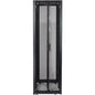 Schneider Electric APC by Schneider Electric NetShelter SX AR3107TAA Rack Cabinet - For Storage, Server - 48U Rack Height x 19" (482.60 mm) Rack Width x 36.02" (915 mm) Rack Depth - Floor Standing - Black, Black - 1020.58 kg Dynamic/Rolling Weight Capaci