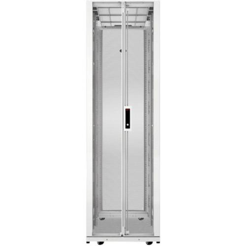 Schneider Electric APC by Schneider Electric NetShelter SX 42U 600mm Wide x 1200mm Deep Enclosure with Sides White - For Server - 42U Rack Height x 19" (482.60 mm) Rack Width x 41.26" (1048 mm) Rack Depth - White - 1022.73 kg Dynamic/Rolling Weight Capac