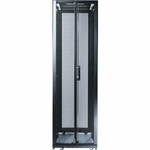 Schneider Electric APC by Schneider Electric NetShelter SX 42U 600mm Wide x 1200mm Deep Enclosure - For Server - 42U Rack Height x 19" (482.60 mm) Rack Width - Black - 1020.58 kg Dynamic/Rolling Weight Capacity - 1360.78 kg Static/Stationary Weight Capac