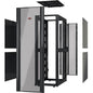 Schneider Electric APC by Schneider Electric NetShelter SX AR3307X617 Rack Cabinet - For Server - 48U Rack Height x 19" (482.60 mm) Rack Width x 41.73" (1059.94 mm) Rack Depth - Black - 1020.58 kg Dynamic/Rolling Weight Capacity - 1360.78 kg Static/Stati
