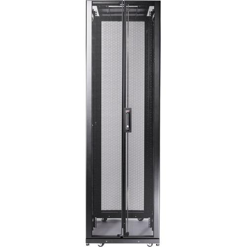 Schneider Electric APC by Schneider Electric NetShelter SX AR3307X674 Rack Cabinet - For Server, PDU, Patch Panel, LAN Switch - 52U Rack Height - Black