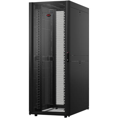 Schneider Electric NetShelter SX 42U 750mm Wide x 1200mm Deep Networking Enclosure with Sides - For Networking, Airflow System - 42U Rack Height x 19" (482.60 mm) Rack Width - Floor Standing - Black - 1022.73 kg Dynamic/Rolling Weight Capacity - 1363.64