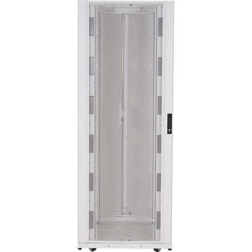 Schneider Electric APC by Schneider Electric 45U x 30in Wide x 48in Deep Cabinet with Sides White - For Server, LAN Switch, PDU - 45U Rack Height - White - 1360.78 kg Static/Stationary Weight Capacity