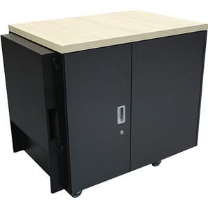 Schneider Electric APC by Schneider Electric NetShelter CX 18U Secure Soundproof Server Room in a Box Enclosure International - For Storage, Converged Infrastructure, Server - 18U Rack Height x 19" (482.60 mm) Rack Width - Oak, Gray - 454 kg Static/Stati