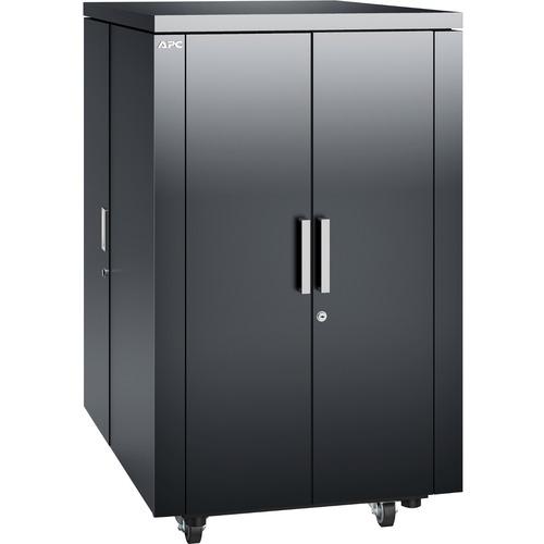 Schneider Electric NetShelter CX AR4024SPX431 Rack Cabinet - For Server, Storage, Converged Infrastructure - 24U Rack Height x 19" (482.60 mm) Rack Width - Dark Gray