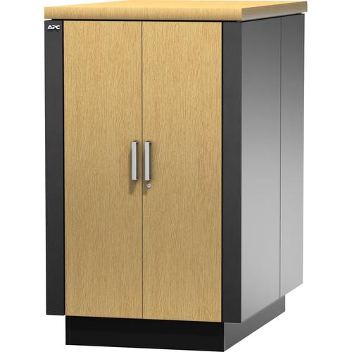 Schneider Electric APC by Schneider Electric NetShelter CX Rack Cabinet - For Server, Storage, Converged Infrastructure - 24U Rack Height - White