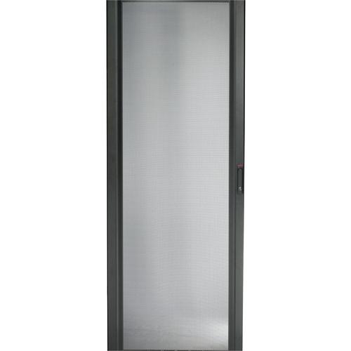 Schneider Electric APC by Schneider Electric Perforated Curved Door Panel - Black - 80.47" (2043.94 mm) Height - 23.62" (599.95 mm) Width - 1.38" (35.05 mm) Depth