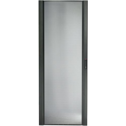 Schneider Electric APC by Schneider Electric NetShelter SX 42U 750mm Wide Perforated Curved Door Black - Black, Silver