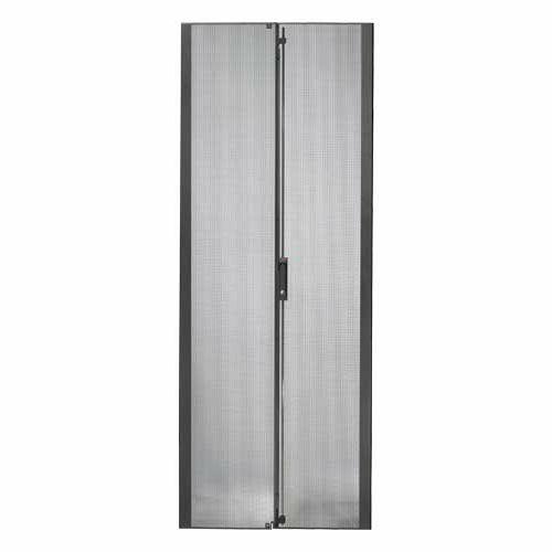Schneider Electric APC by Schneider Electric NetShelter SX 42U 750mm Wide Perforated Split Door - Black - 75.39" (1915 mm) Height - 29.49" (749 mm) Width - 0.98" (25 mm) Depth