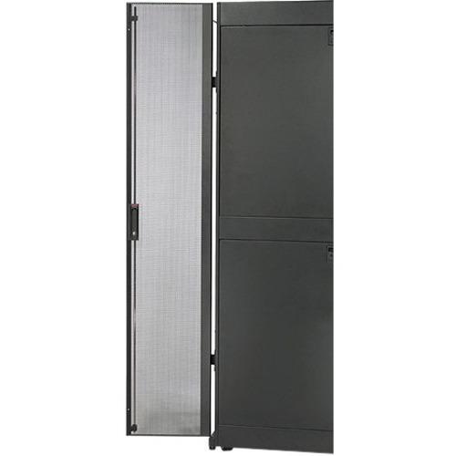 Schneider Electric APC by Schneider Electric NetShelter SX 42U 750mm Wide Perforated Split Doors White - For Server - 42U Rack Height - White
